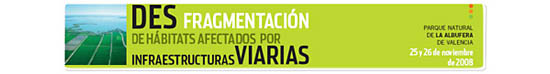 logo Jornadas Técnicas Desfragmentación de Hábitats Afectados por Infraestructuras Viarias