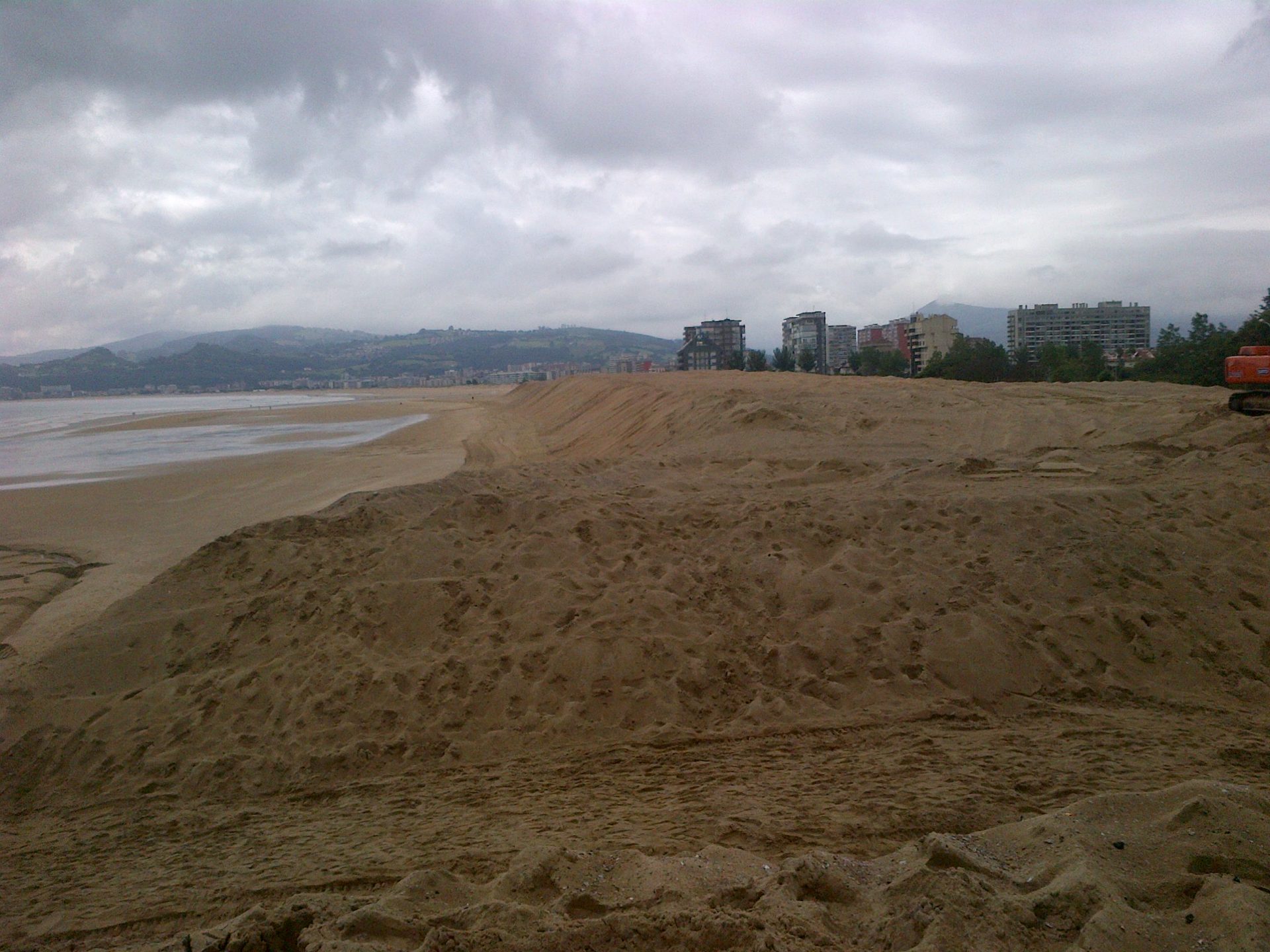 Reposición de arenas