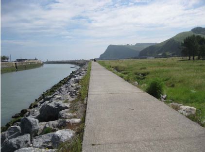 Plan PIMA Adapta – Proyecto de restauración de la duna de la playa de Santiago.(Itinerarios peatonales). Antes.