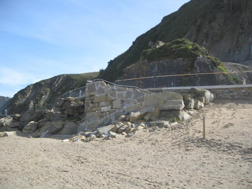 Recuperación ambiental de la playa de Santiago. Después de las obras.