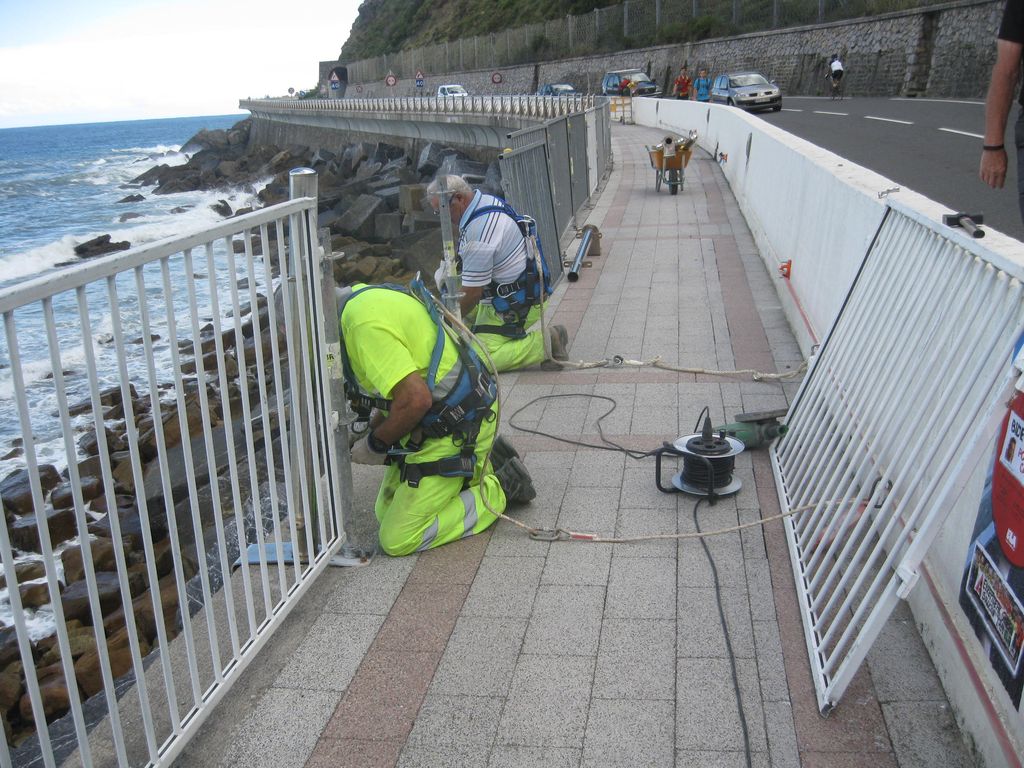 Durante las obras