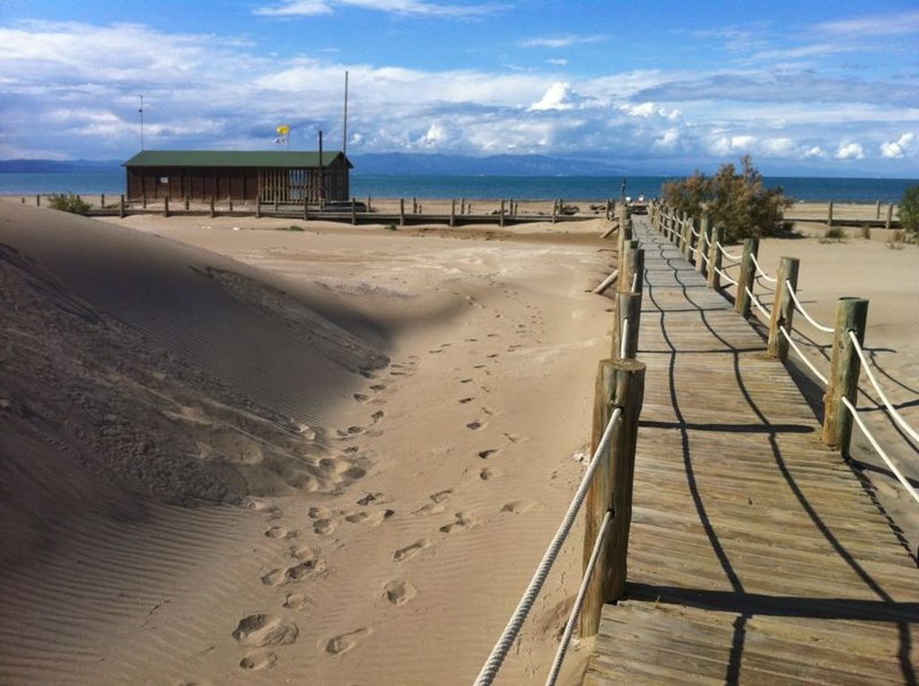 Reperfilado de playa Riomar (TM Deltebre. Antes de las obras) 