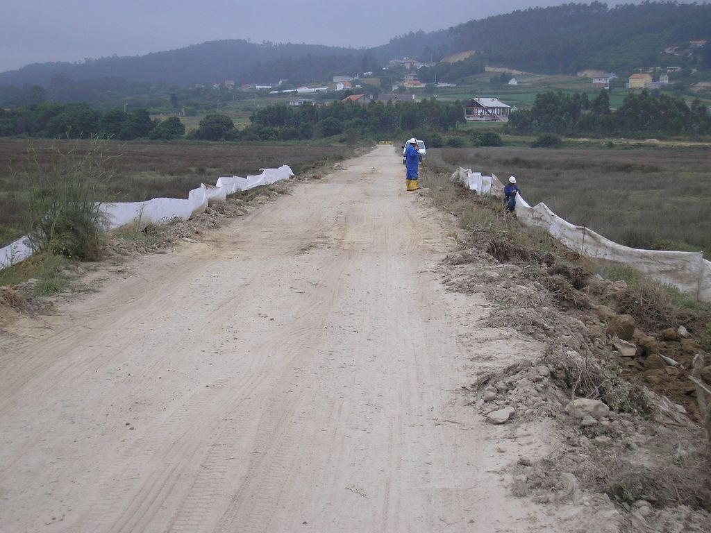 Antes de las obras. Regeneración de las marismas de Baldadio 