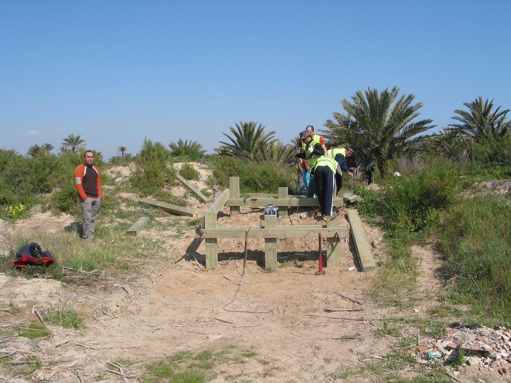 Durante las obras