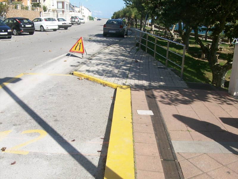 Carril-bici Rapadoira-Llas, fase I. Antes