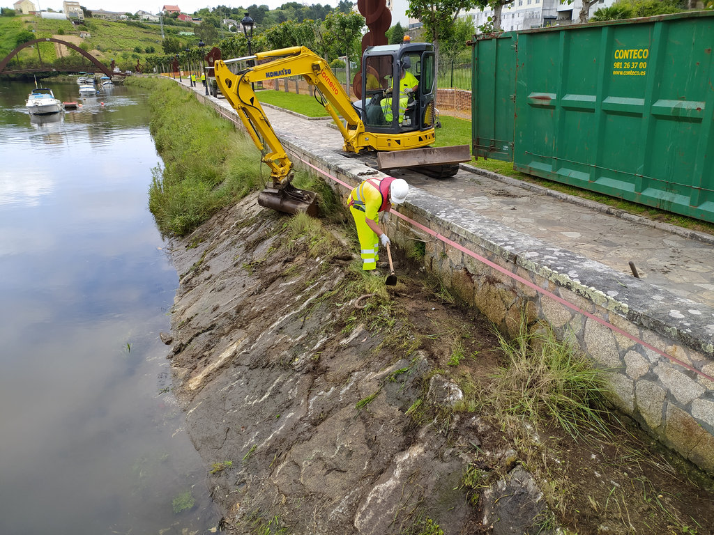 Malecón Betanzos - Limpieza del DPMT (Durante las obras)