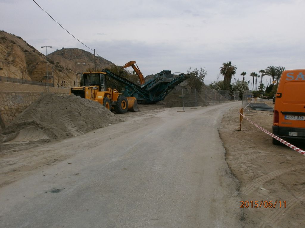 Durante las obras