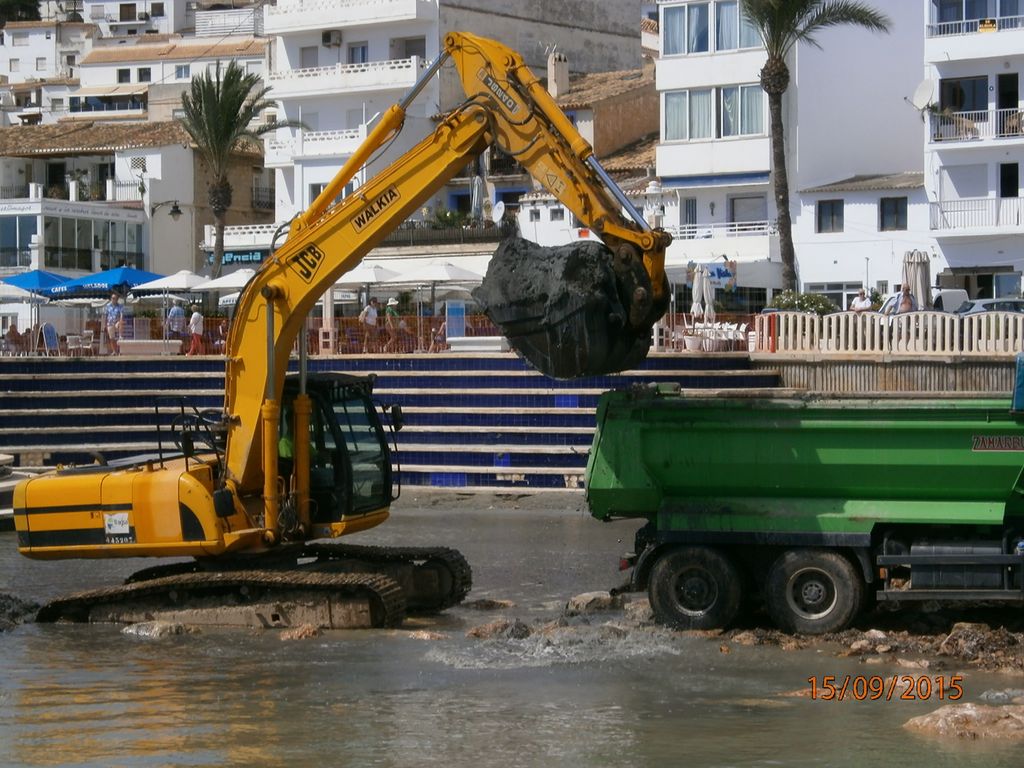 Durante las obras