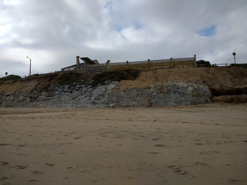 Mantenimiento y conservación V. Carballo. Playa de Razo - Mejora para la protección del DPMT (Después de las obras)