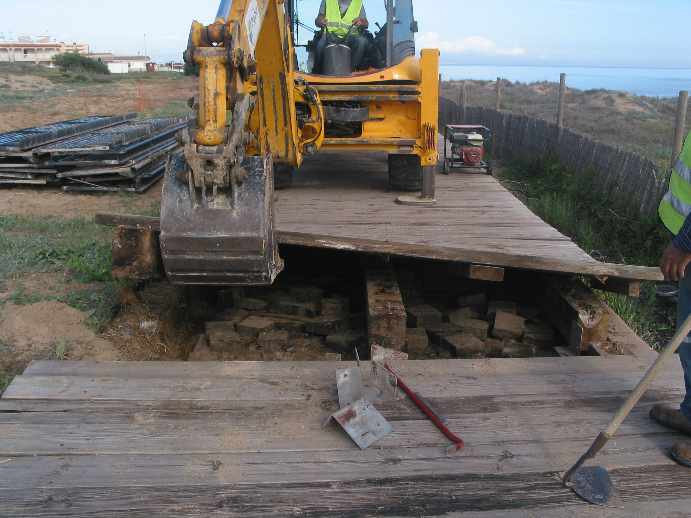 Durante las obras