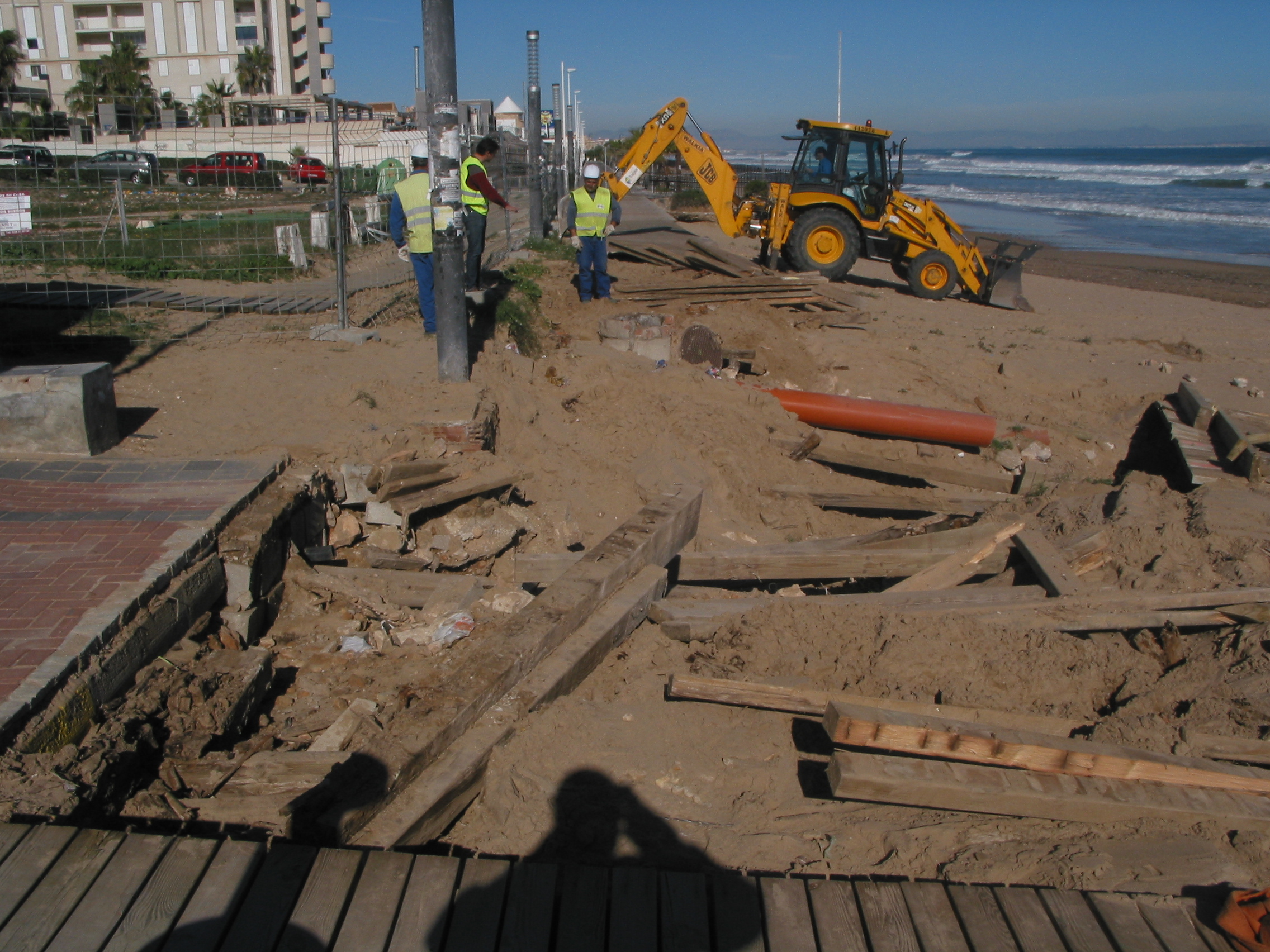 Durante las obras