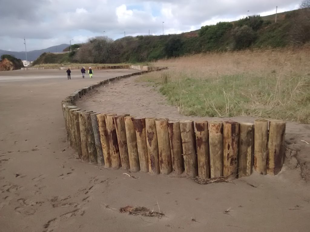 Después de las obras (playa de Espasante (Ortigueira))