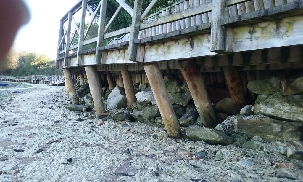 Antes de las obras (playa de San Valentín (Fene))