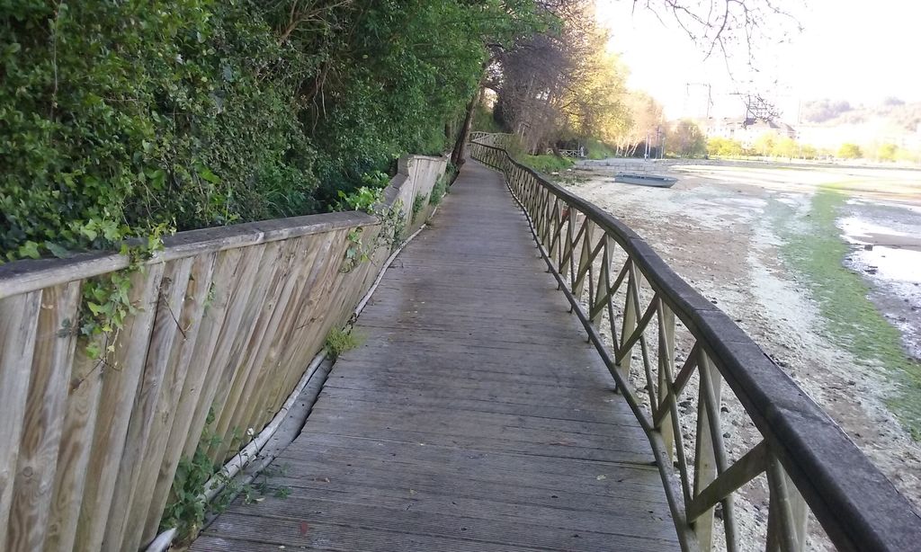 Antes de las obras (playa de San Valentín (Fene))