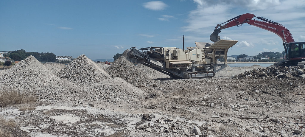 Durante las obras. 