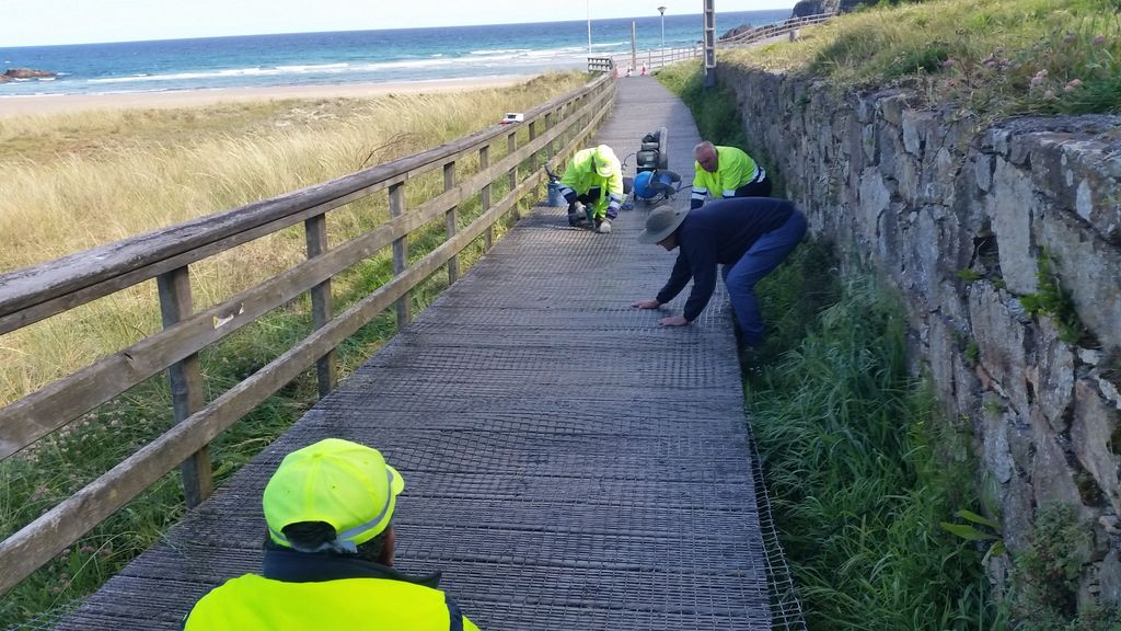Durante las obras