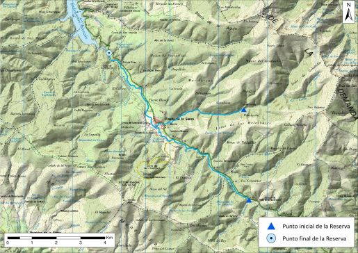 Mapa detalle Alto Arlanzón