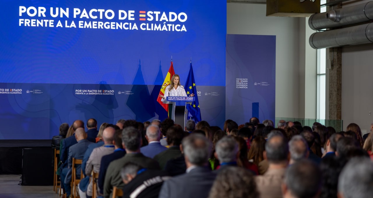 Sara Aagesen inaugura la Convención del Pacto de Estado frente a la Emergencia Climática