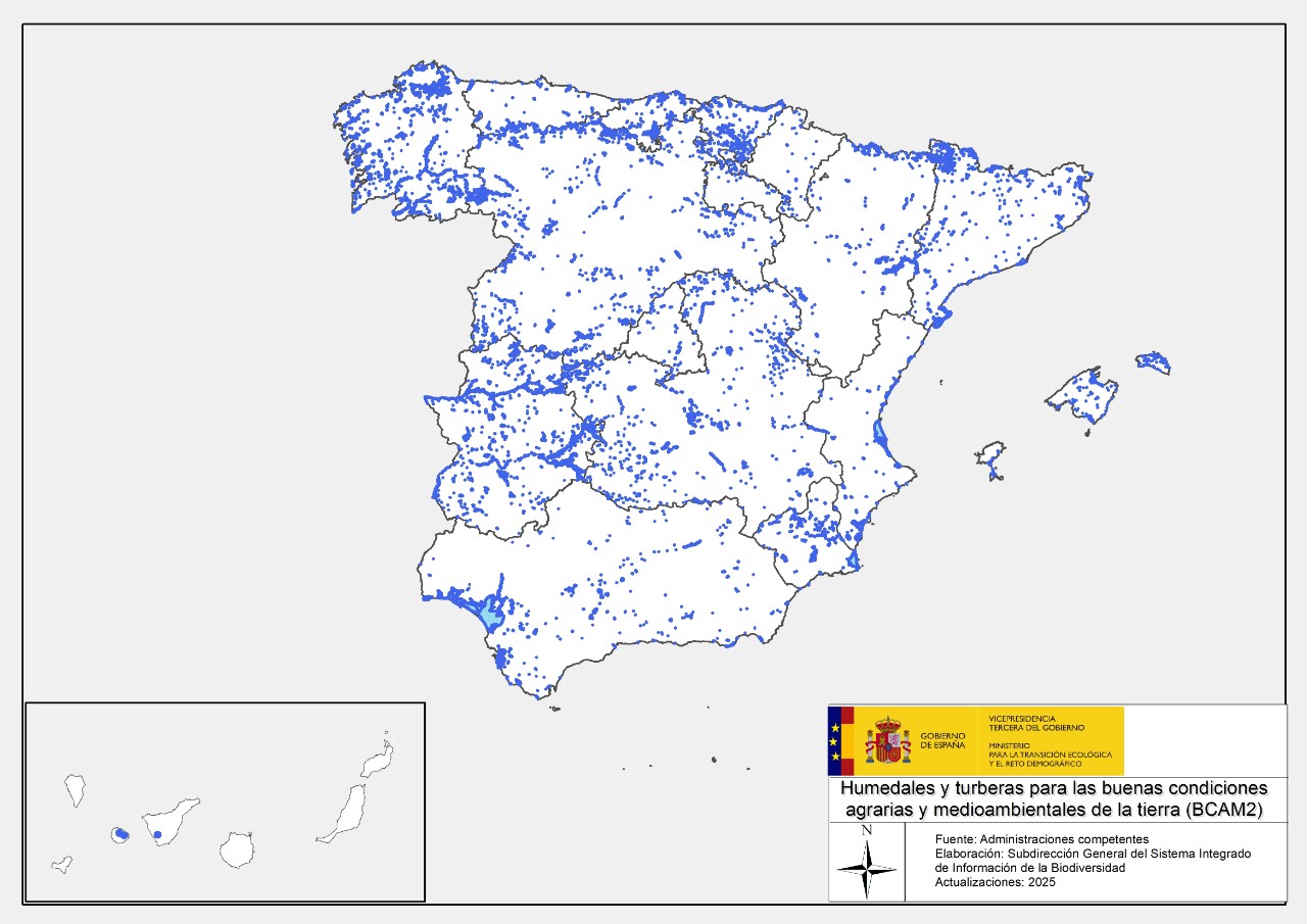 Humedales y turberas para las buenas condiciones agrarias y medioambientales de la tierra (BCAM2)