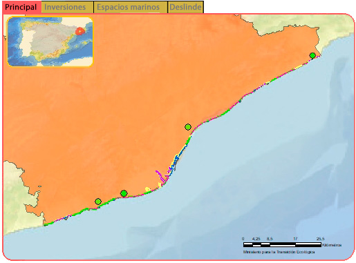Pinche en las pestañas de la zona superior de la imagen para seleccionar una temática