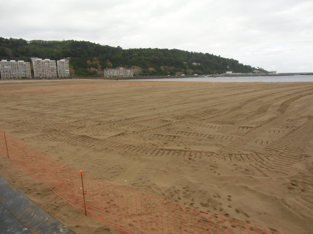 Reperfilado playa de Hondarribia